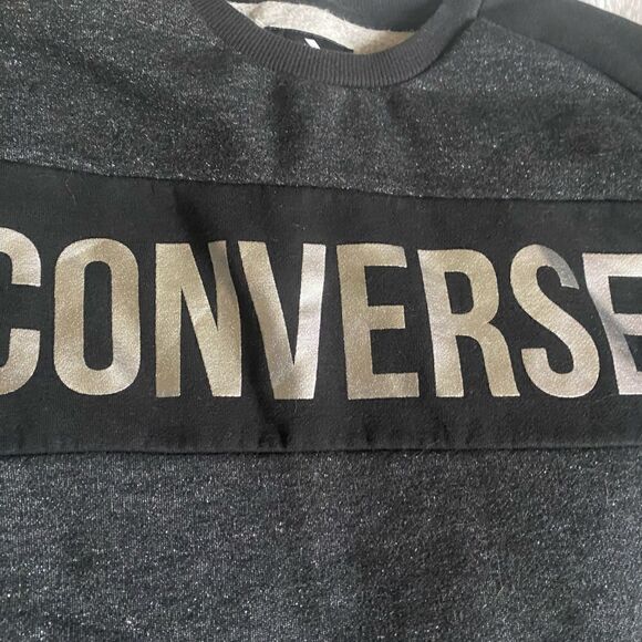 Converse Long Sleeve Sweatshirt Dress Size Small - Picture 3 of 10